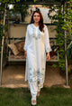 Nooré Ivory Double Layered Palazzo Set