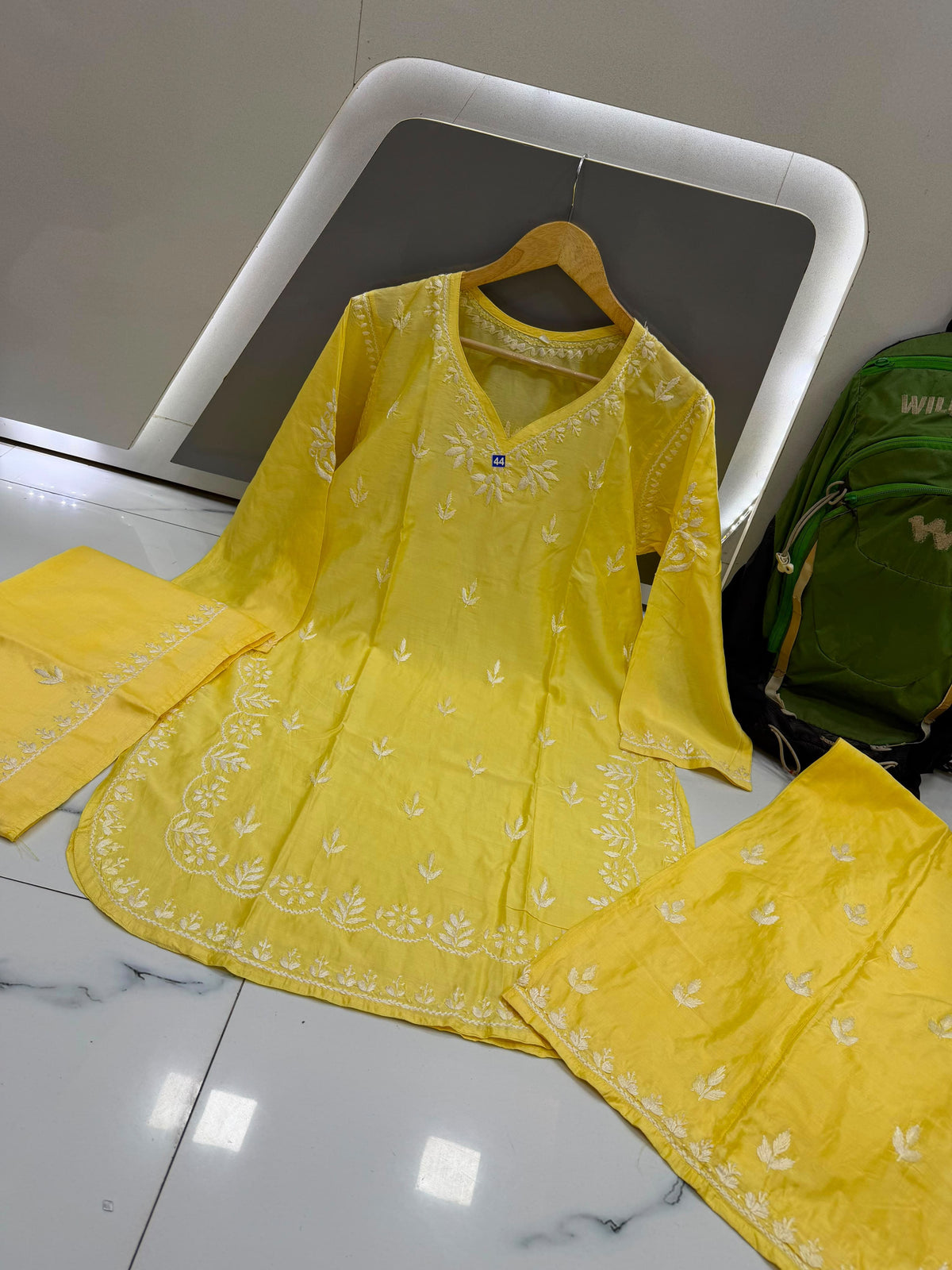 💛 Sunshine Bloom Chikankari Set